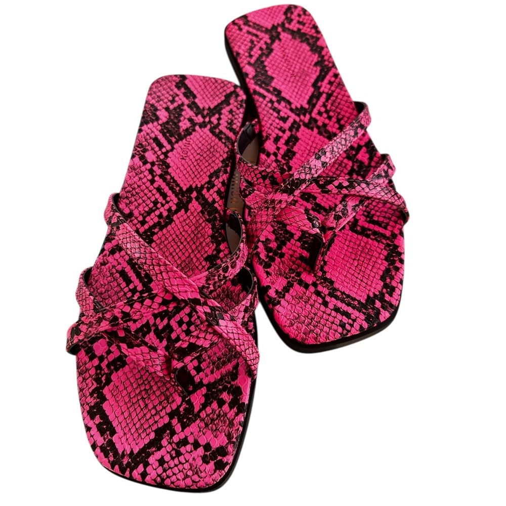 NIB 14th & Union Faux Snakeskin Sandals - Picture 9 of 14